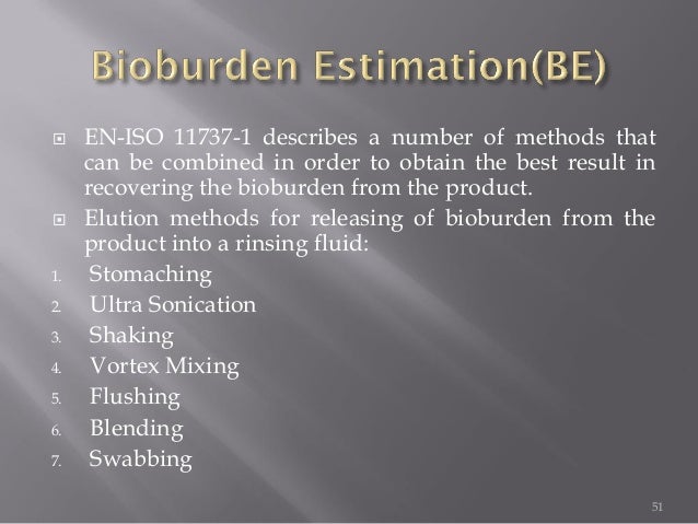 iso 11737 bioburden